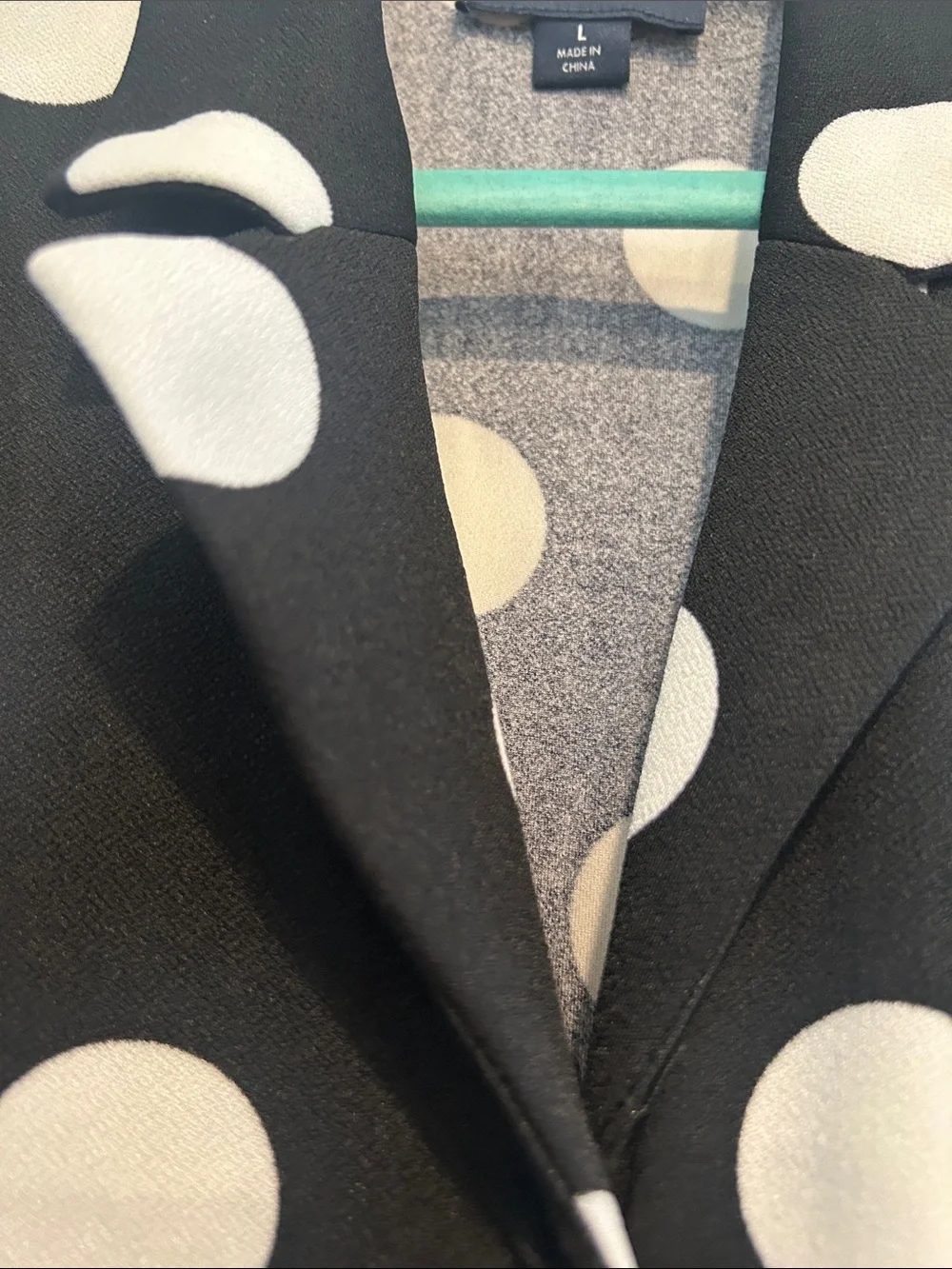 Black and White Polka Dot Jumpsuit - Picture 2 of 4